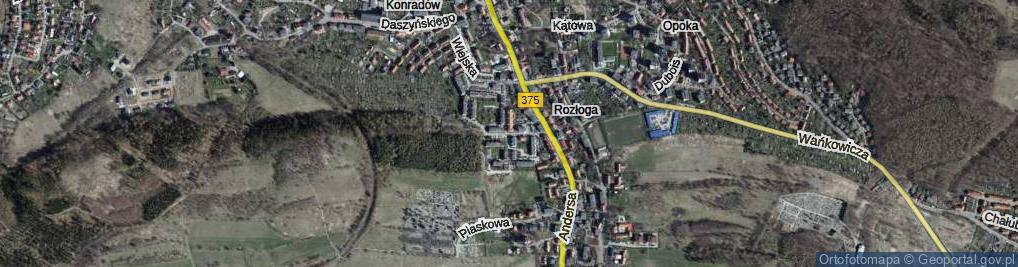 Zdjęcie satelitarne Grabowskiej Ireny ul.