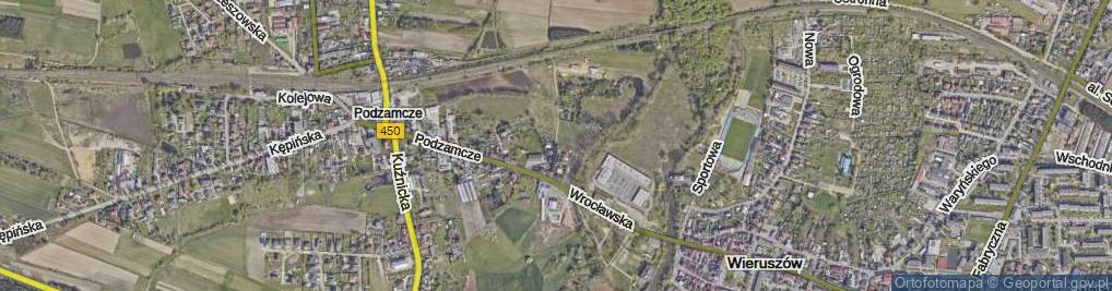 Zdjęcie satelitarne Graniczna ul.