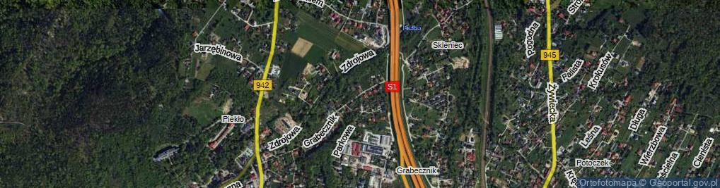 Zdjęcie satelitarne Grabecznik ul.