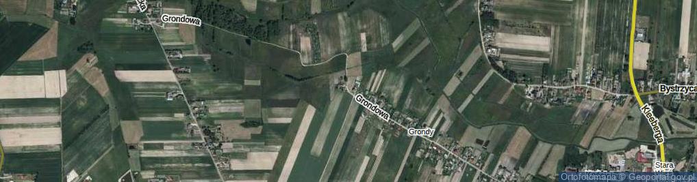 Zdjęcie satelitarne Grondowa ul.