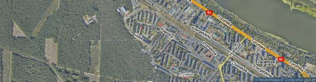 Zdjęcie satelitarne Grunwaldzka ul.