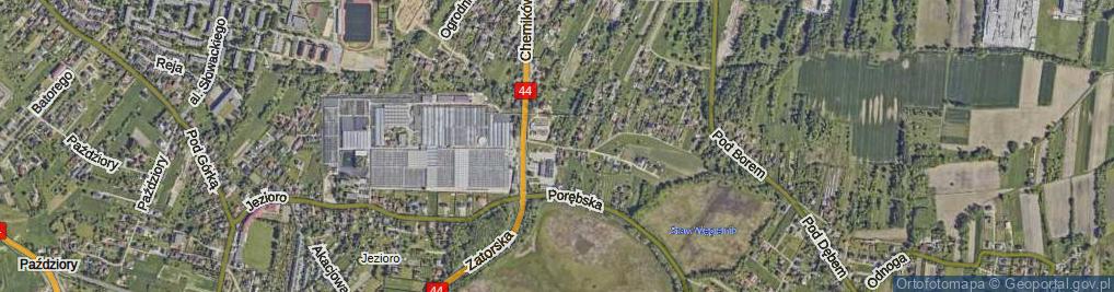 Zdjęcie satelitarne Graniczna ul.