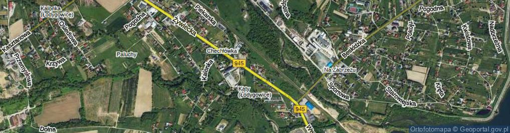 Zdjęcie satelitarne Graniczna ul.