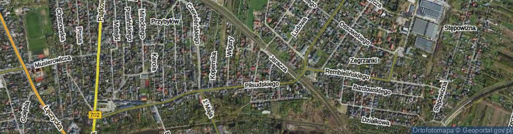 Zdjęcie satelitarne Graniczna ul.