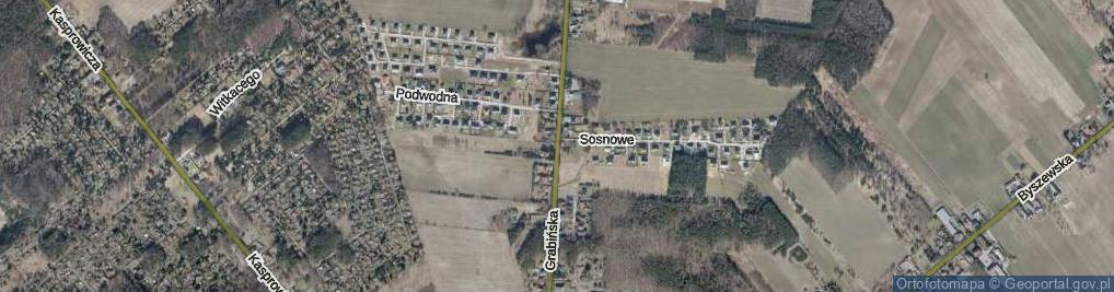 Zdjęcie satelitarne Grabińska ul.