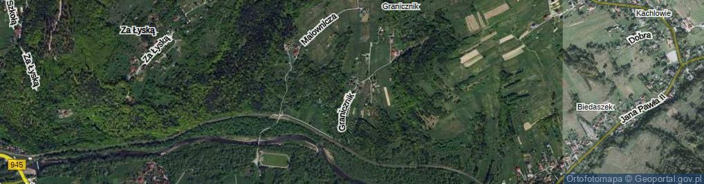 Zdjęcie satelitarne Granicznik ul.