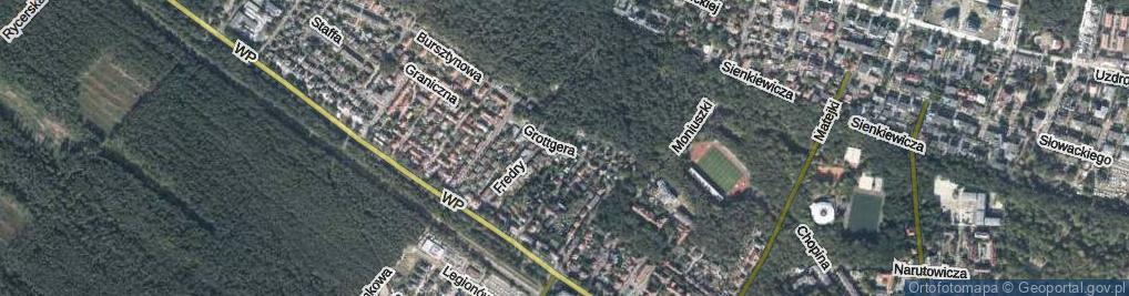 Zdjęcie satelitarne Grottgera Artura ul.