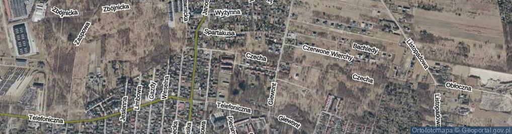 Zdjęcie satelitarne Gubałówka ul.