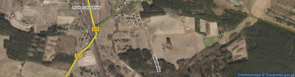Zdjęcie satelitarne Gwizdanów ul.