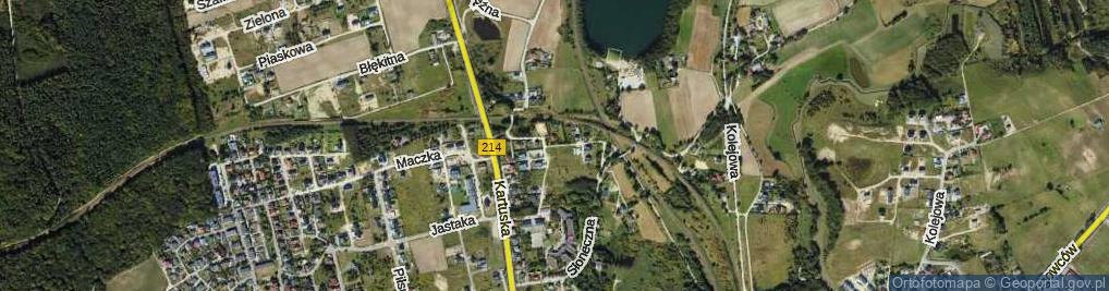 Zdjęcie satelitarne Gwiezdna ul.