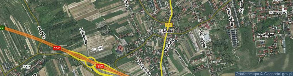 Zdjęcie satelitarne Gwizdałów Józefa i Agaty ul.