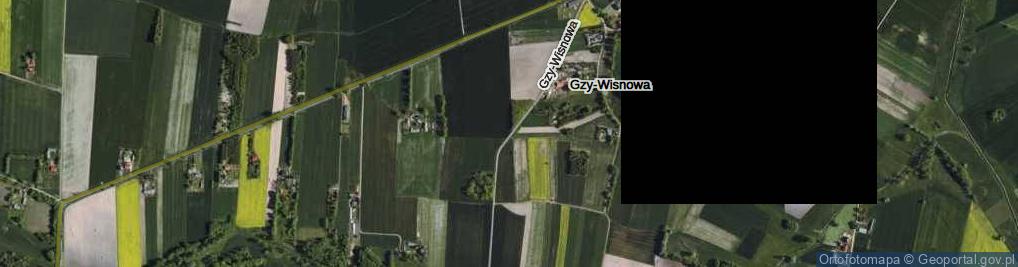 Zdjęcie satelitarne Gzy-Wisnowa ul.