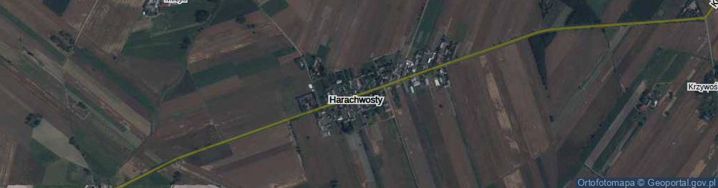 Zdjęcie satelitarne Harachwosty ul.