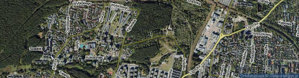 Zdjęcie satelitarne Hadyny Stanisława ul.