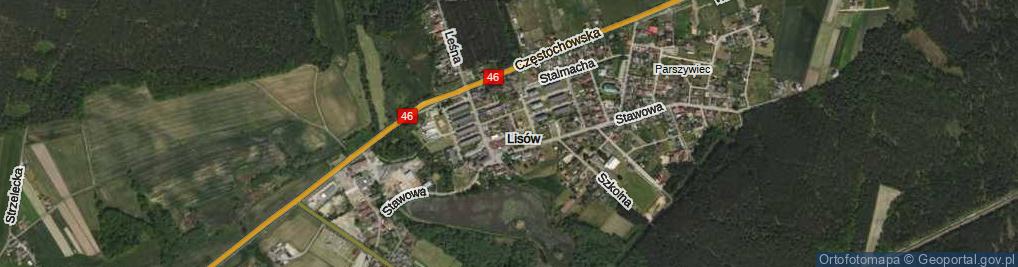 Zdjęcie satelitarne Handlowa ul.