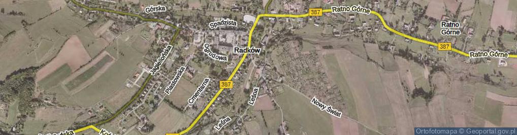 Zdjęcie satelitarne Handlowa ul.