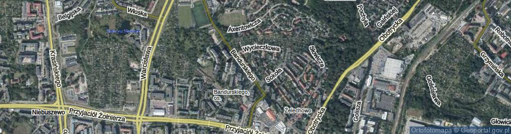 Zdjęcie satelitarne Hajduczka ul.