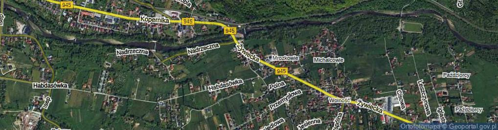 Zdjęcie satelitarne Habdasówka ul.