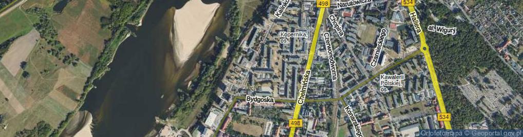 Zdjęcie satelitarne Heweliusza Jana ul.