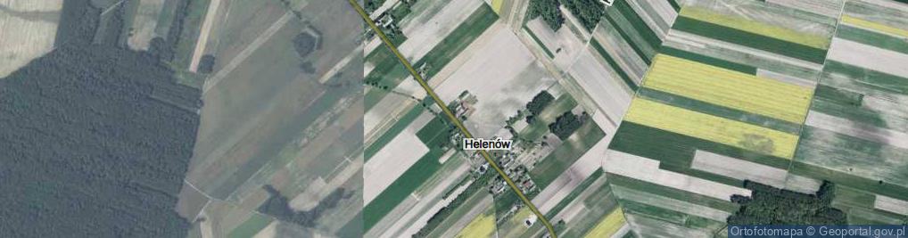 Zdjęcie satelitarne Helenów ul.