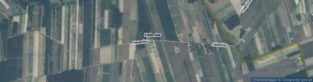 Zdjęcie satelitarne Helenów ul.