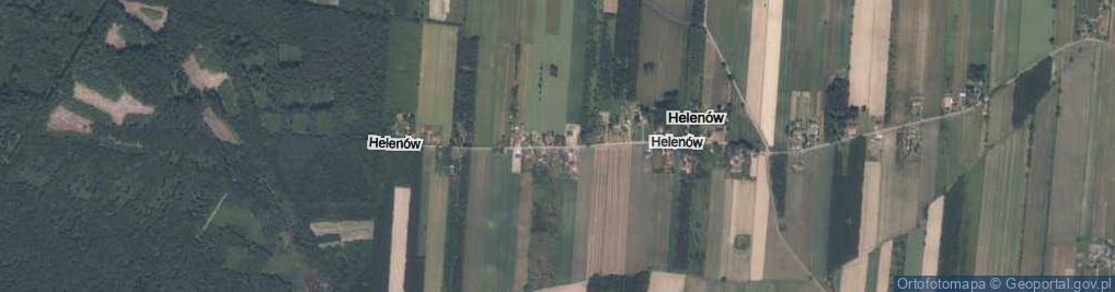 Zdjęcie satelitarne Helenów ul.