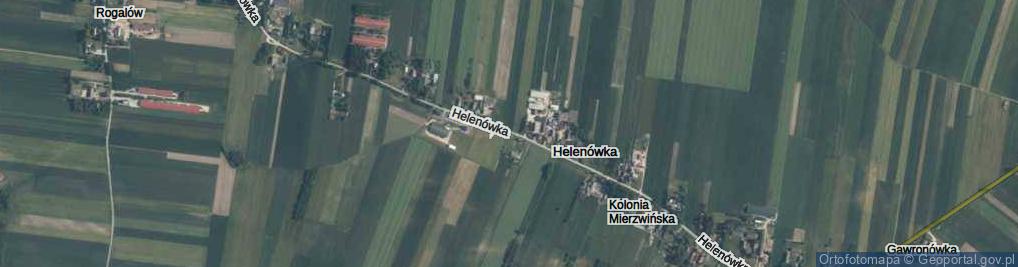 Zdjęcie satelitarne Helenówka ul.