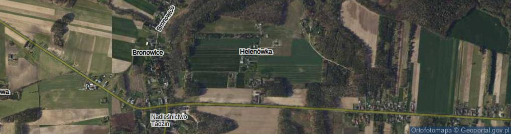 Zdjęcie satelitarne Helenówka ul.