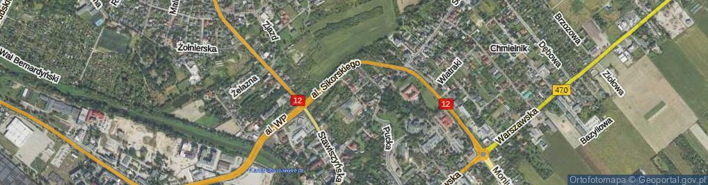 Zdjęcie satelitarne Helska ul.