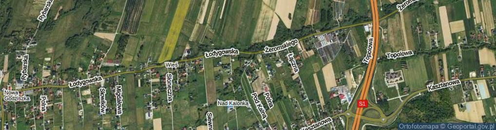 Zdjęcie satelitarne Herbowa ul.