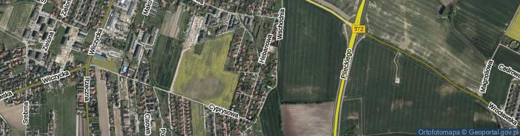 Zdjęcie satelitarne Hebanowa ul.