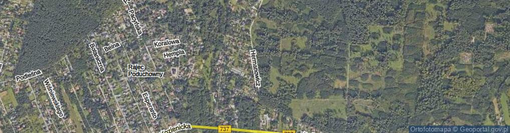 Zdjęcie satelitarne Hermanowicz Haliny ul.