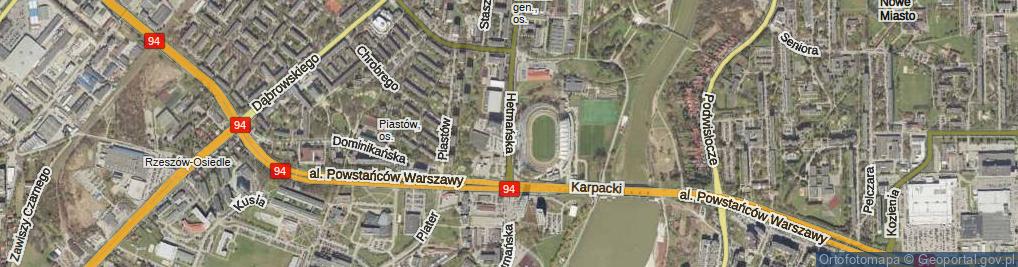 Zdjęcie satelitarne Hetmańska ul.