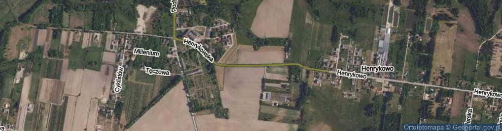 Zdjęcie satelitarne Henrykowska ul.