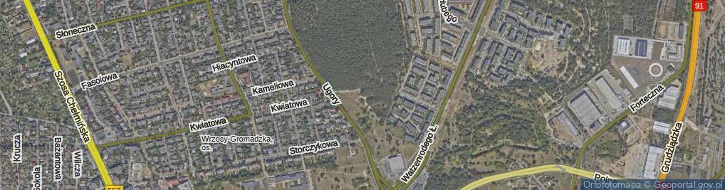 Zdjęcie satelitarne Hetmańska ul.