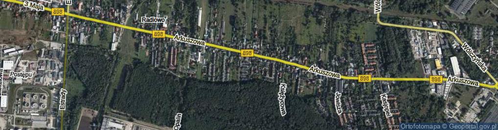 Zdjęcie satelitarne Hefajstosa ul.