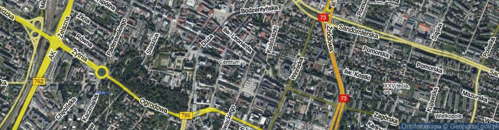 Zdjęcie satelitarne Hipoteczna ul.