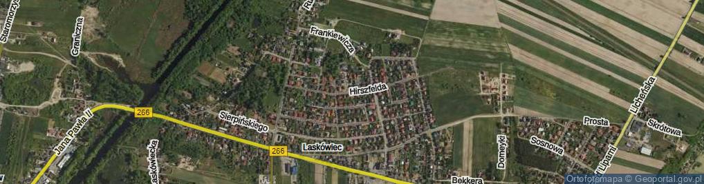 Zdjęcie satelitarne Hirszfelda Ludwika ul.