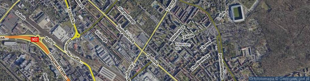 Zdjęcie satelitarne Hoblera Tadeusza ul.