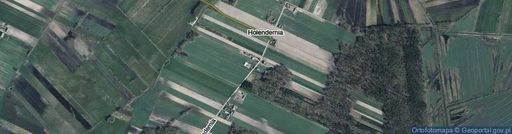 Zdjęcie satelitarne Holendernia ul.