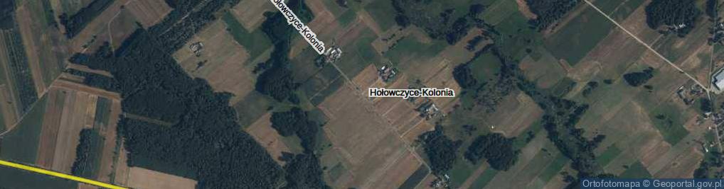 Zdjęcie satelitarne Hołowczyce-Kolonia ul.