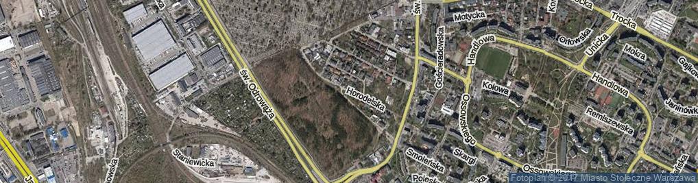 Zdjęcie satelitarne Horodelska ul.