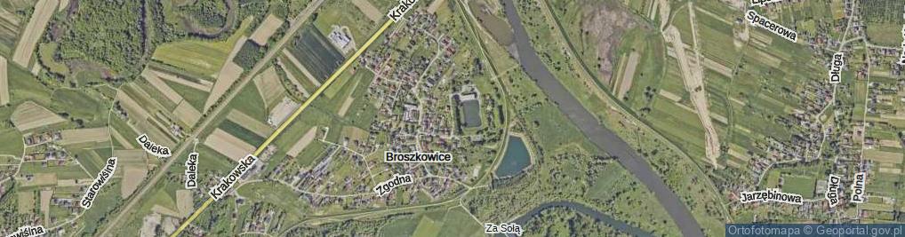 Zdjęcie satelitarne Hutnicza ul.