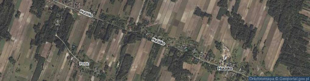Zdjęcie satelitarne Hucisko ul.