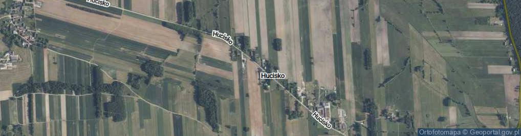 Zdjęcie satelitarne Hucisko ul.