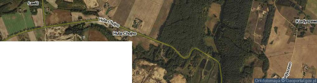 Zdjęcie satelitarne Huta-Chojno ul.