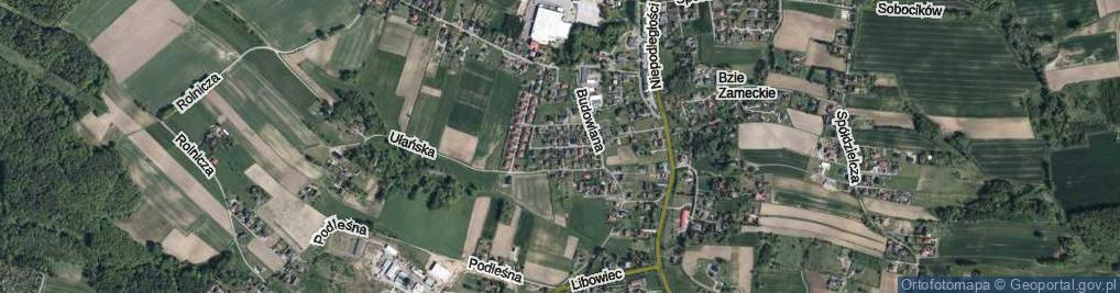 Zdjęcie satelitarne Husarska ul.