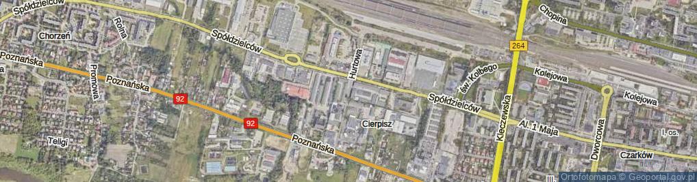 Zdjęcie satelitarne Hurtowa ul.