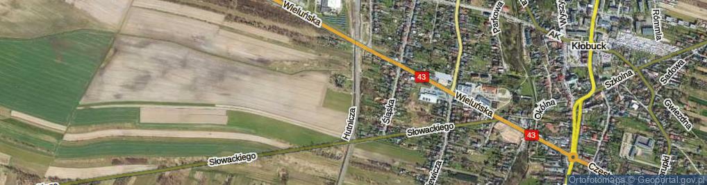 Zdjęcie satelitarne Hutnicza ul.