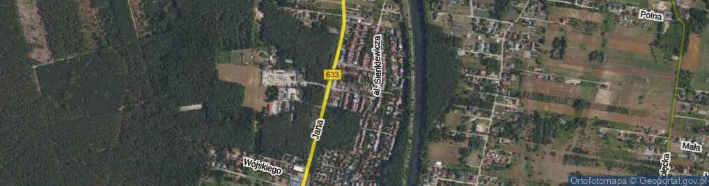 Zdjęcie satelitarne Husarii ul.